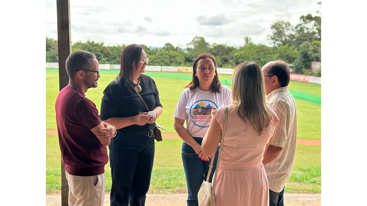 Visita à Associação de Beisebol, em Presidente Prudente (SP). Foto: Assessoria Comunicação da Secretaria de Educação de Presidente Prudente (SP)