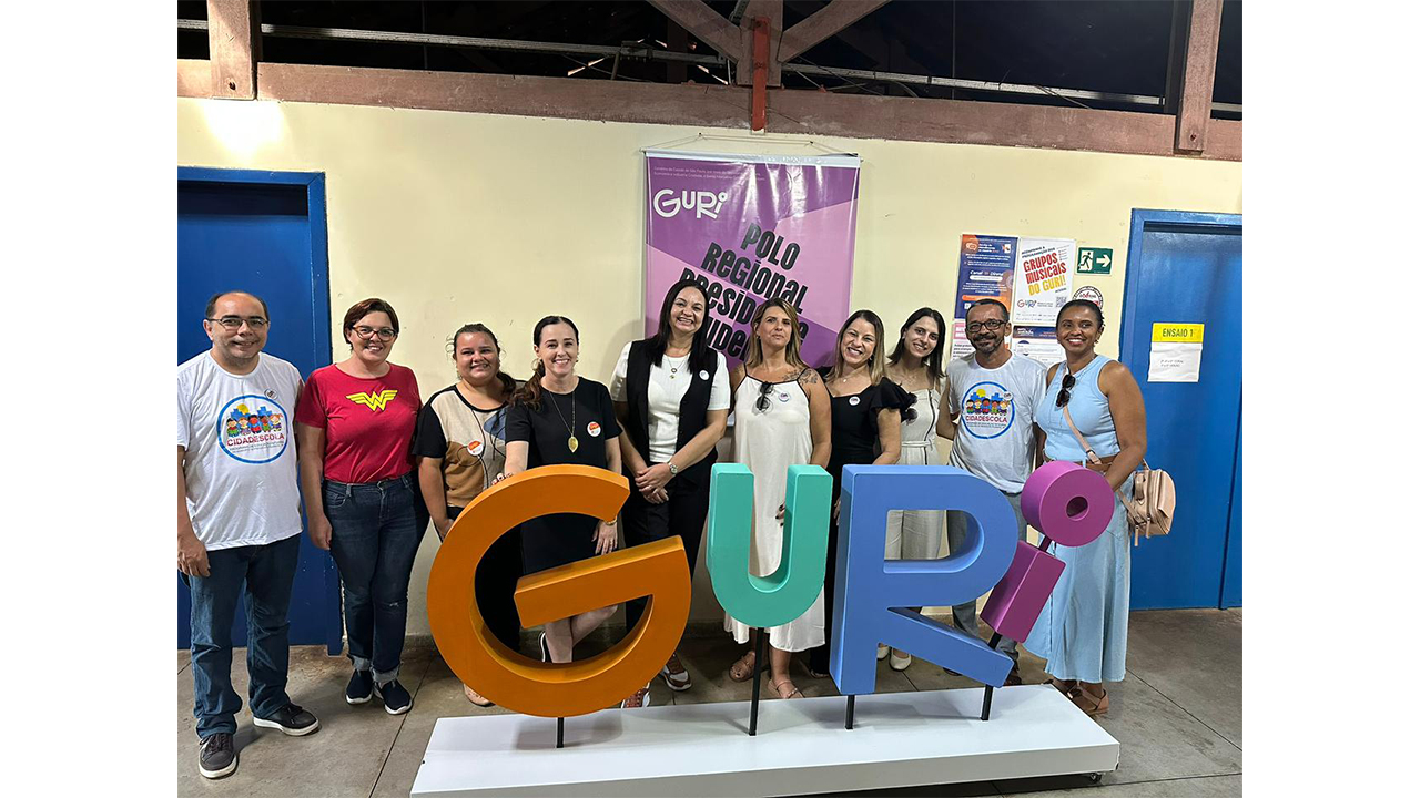 Visita ao Centro Cultural Matarazzo, Projeto Guri, em Presidente Prudente (SP). Foto: Assessoria de Comunicação da Secretaria de Educação de Presidente Prudente (SP)