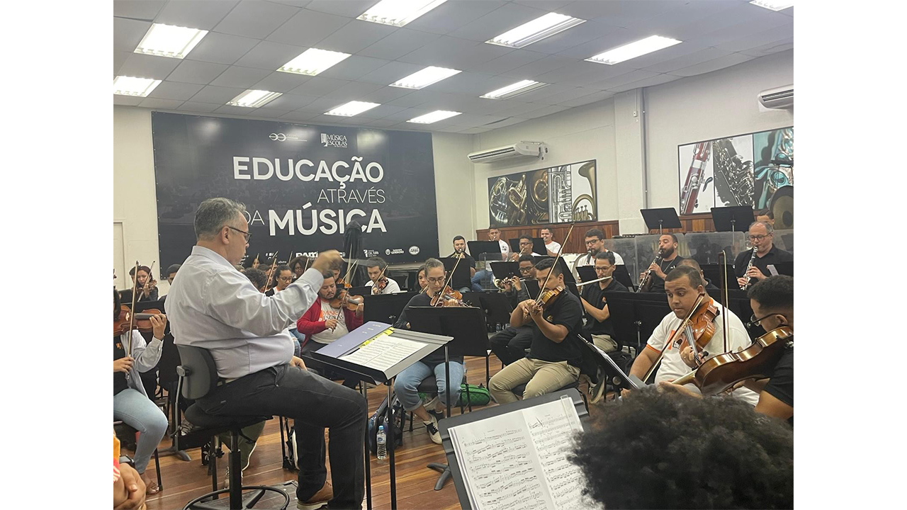 Ensaio da Orquestra Sinfônica de Barra Mansa (RJ). Foto: Andreia Carvalho
