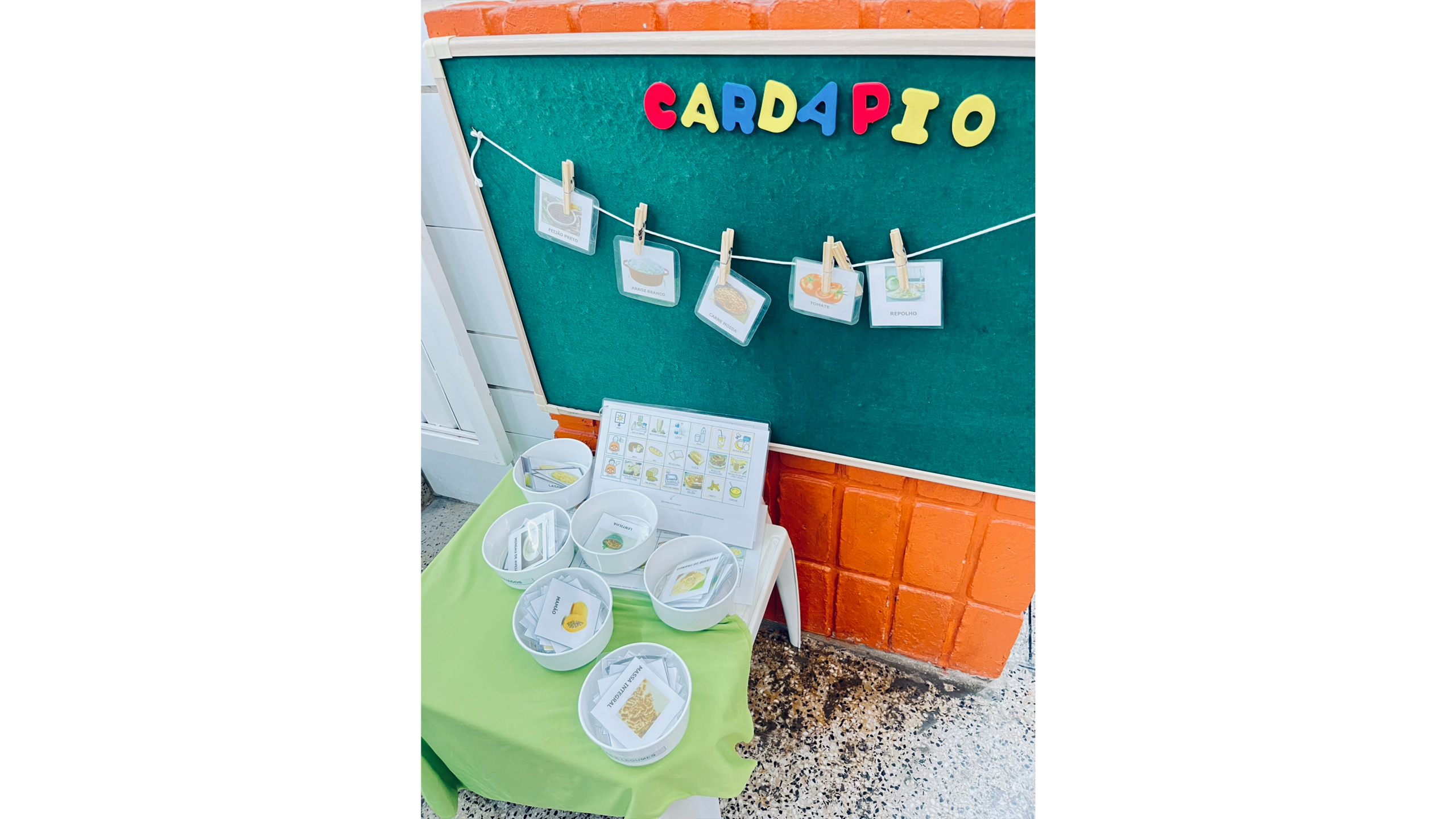 Projeto desenvolvido no refeitório da Escola Municipal de Educação Infantil (EMEI) Ilha da Pintada, em Porto Alegre (RS). Foto: Eloy Figueiredo