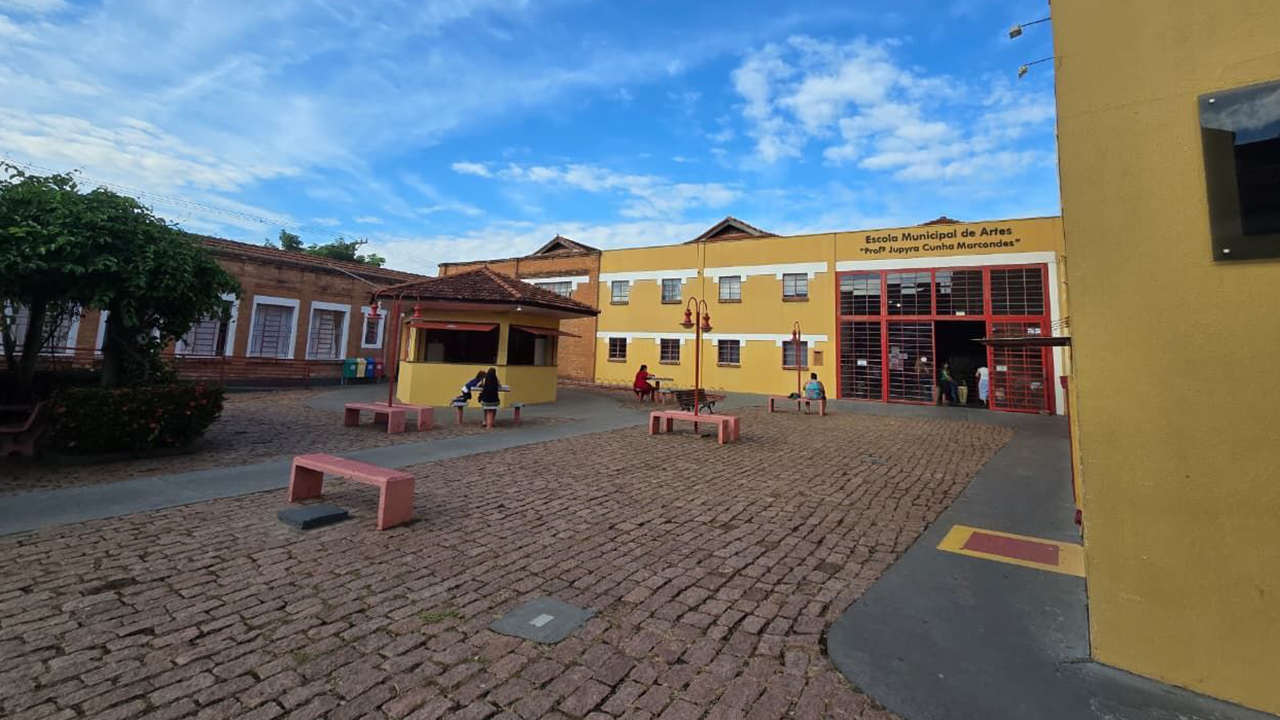 Escola Municipal de Artes no Espaço Educativo Centro Cultural Matarazzo, em Presidente Prudente (SP). Foto: Equipe de representantes da Rede Municipal de Nova Friburgo (RJ)