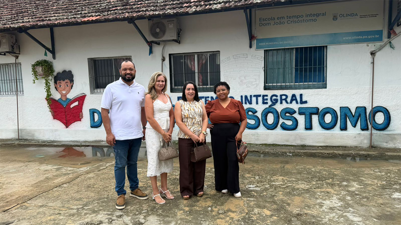 Visita à Escola Municipal em Tempo Integral (EMTI) Dom João Crisóstomo, em Olinda (PE). Foto: Magda Gonçalves de Oliveira