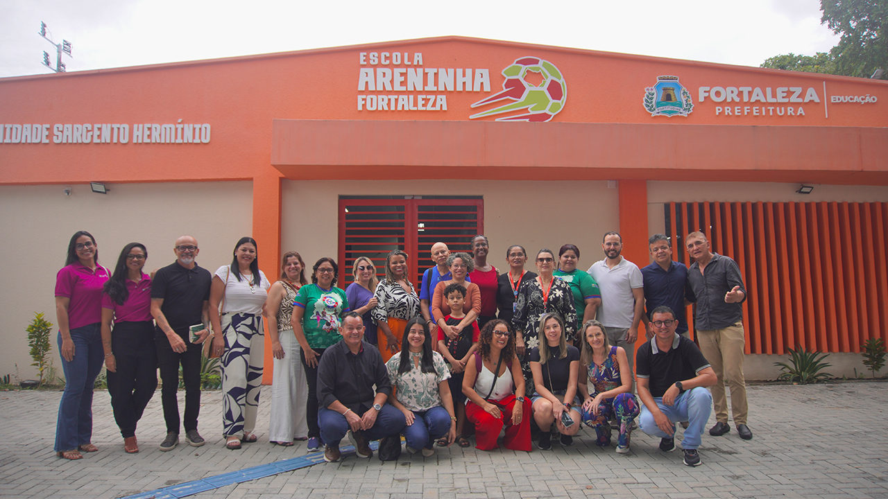 Visita à Escola Areninha Sargento Hermínio, em Fortaleza (CE). Foto: Rede de Trocas de Fortaleza (CE)