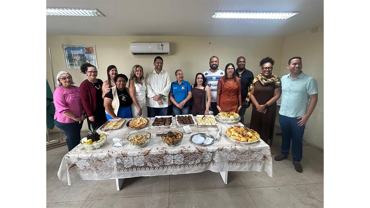 Recepção na Secretaria Municipal de Educação de Olinda (PE). Foto: Coordenação da Semed de Olinda (PE)