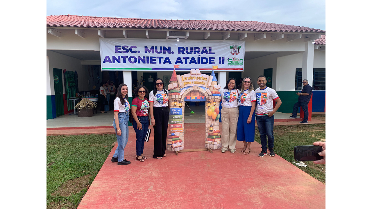 Visita à Escola Municipal Rural Antonieta Ataíde, em Humaitá (AM). Foto: Amanda Santos