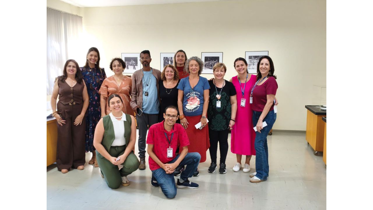 Participantes da Rede de Trocas no Museu do Acervo Histórico da Educação de São Paulo (SP). Foto: Participantes da Rede de Trocas